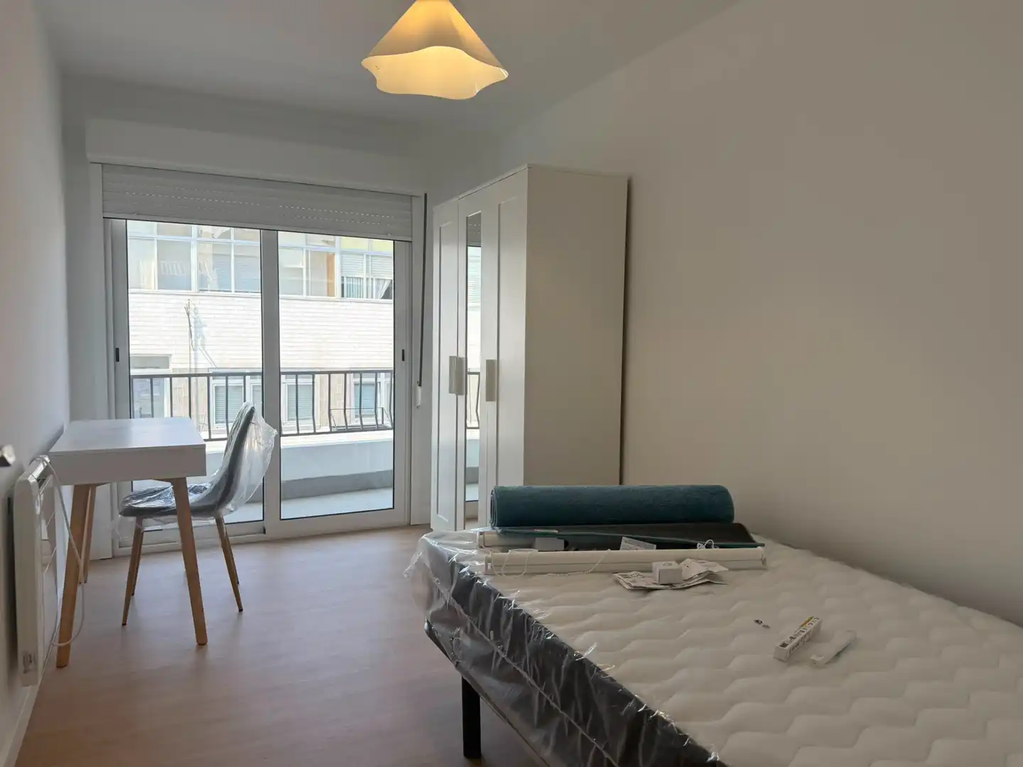 Bedroom of Flat for rent in Ferrol  with Heating, Furnished and Oven