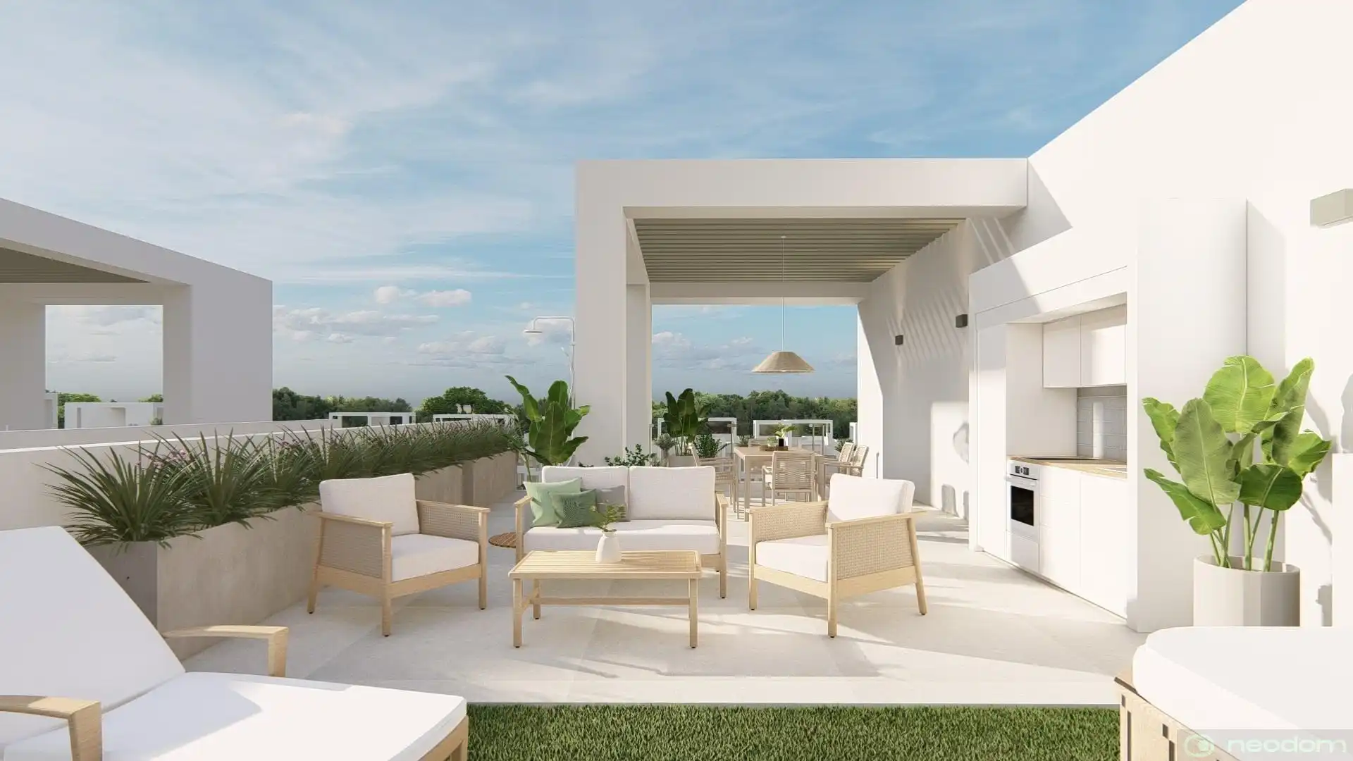 Ático con piscina en venta en Las Lomas de Rame - Bahía Bella, imagen 29