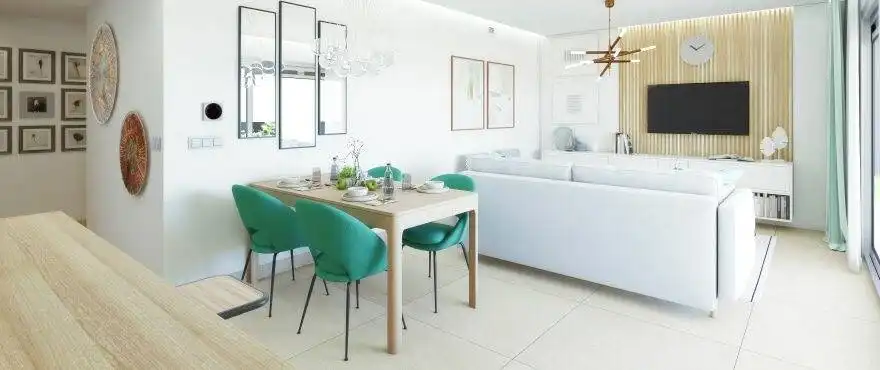 Comedor de Apartamento en venta en Mijas con Aire acondicionado, Calefacción y Terraza