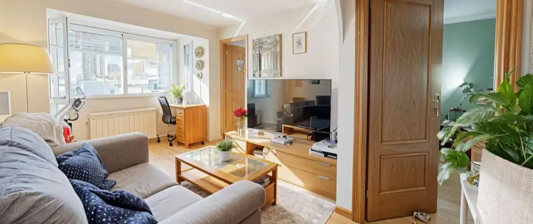 Living room of Flat for sale in Madrid  with Air Conditioner, Heating and Terrace