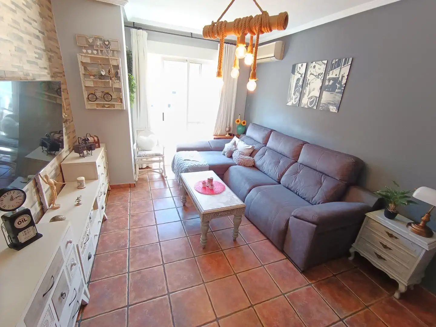 Living room of Flat for sale in Molina de Segura  with Air Conditioner and Heating