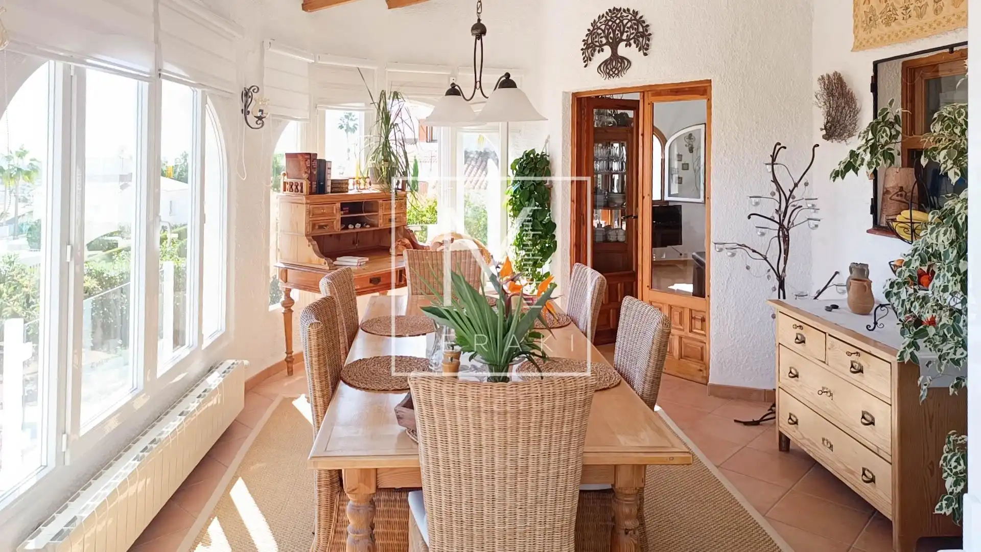 Comedor de Casa o chalet en venta en Calpe / Calp con Aire acondicionado, Calefacción y Jardín privado