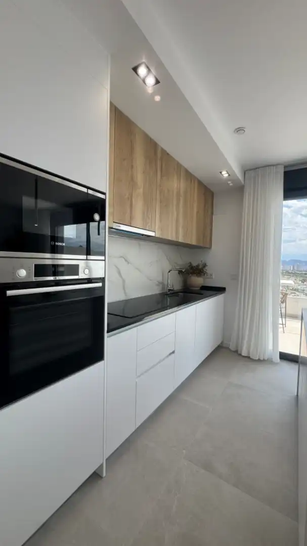Cuina de Àtic en venda en La Nucia amb Aire condicionat, Terrassa i Traster