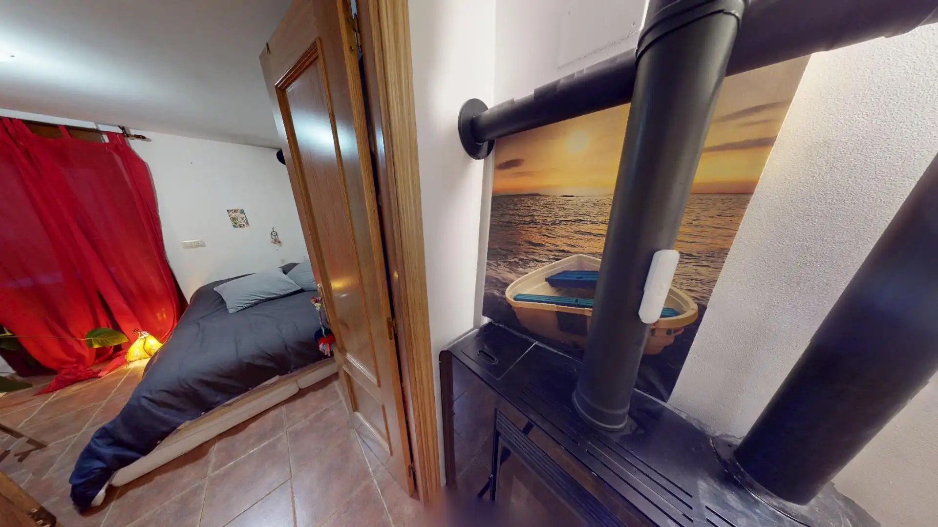 Wohnzimmer von Maisonette zum Verkauf in El Berrueco mit Terrasse