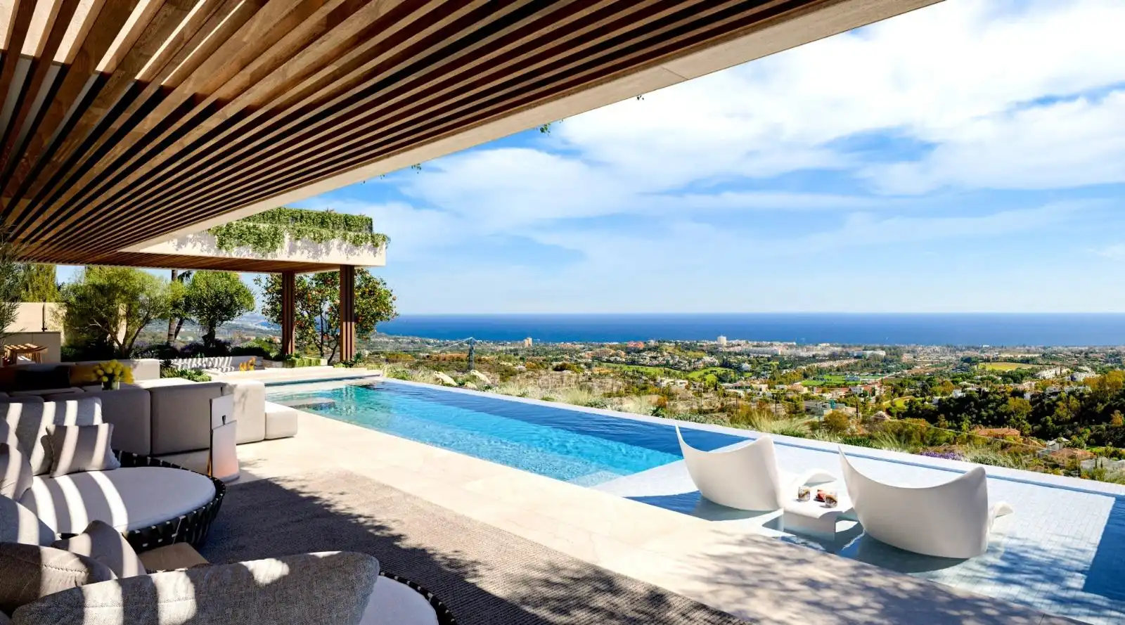 Villa mit Pool zum Verkauf in Urbanizacion Alborada