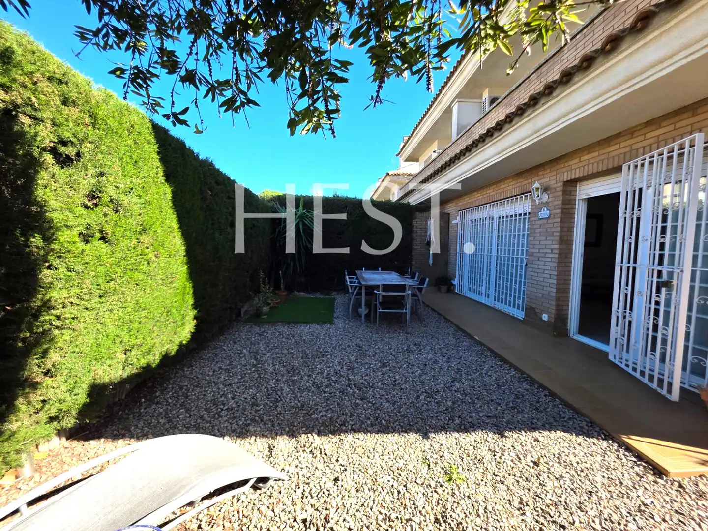 Garten von Einfamilien-Reihenhaus zum Verkauf in Cambrils mit Klimaanlage, Heizung und Privatgarten