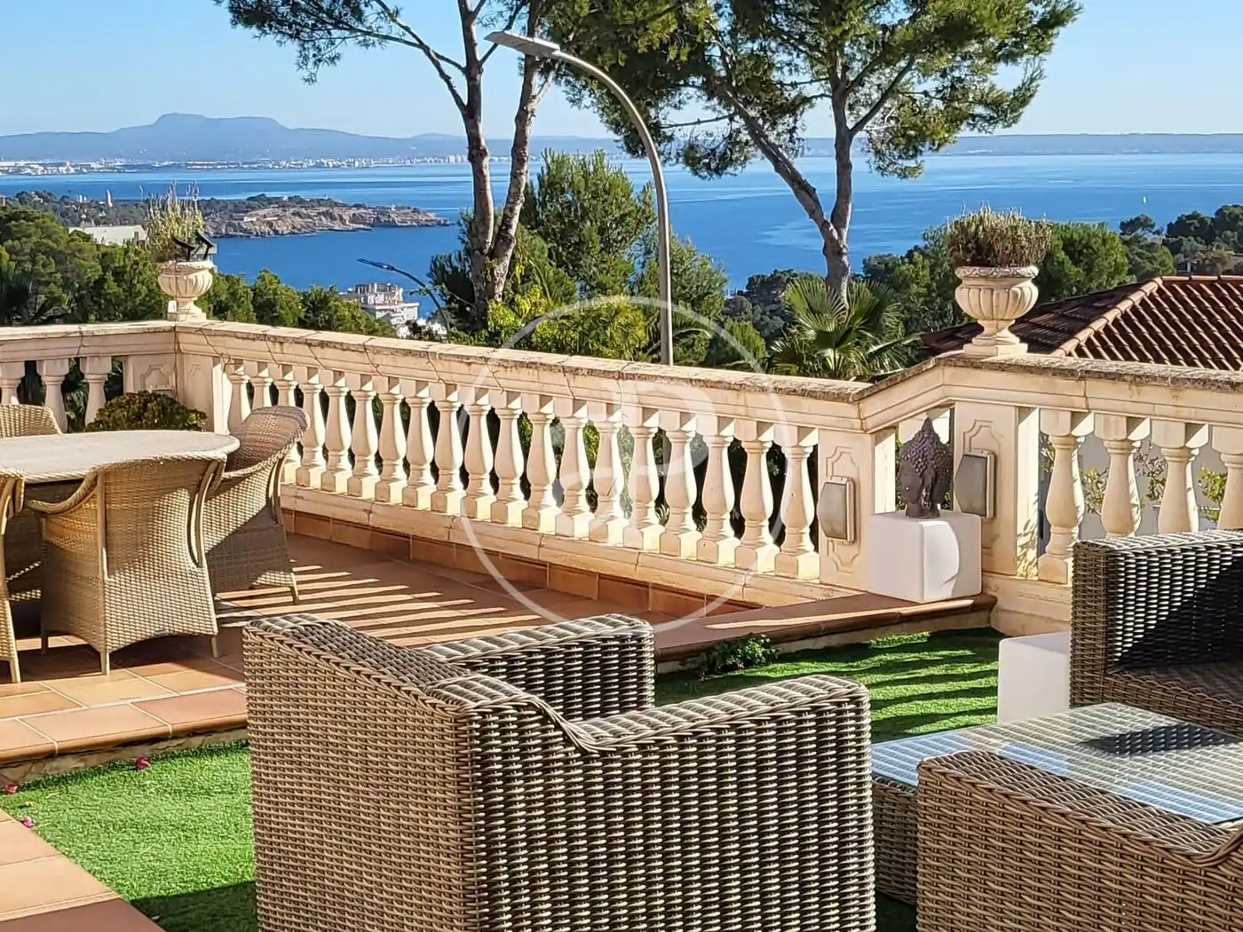 Terrace of Houses for rent in Calvià  with Air Conditioner, Heating and Private garden