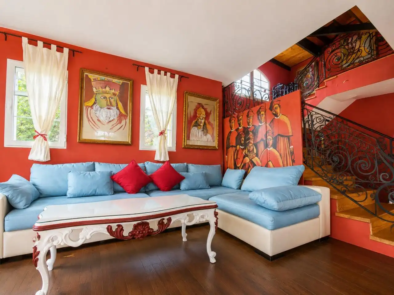Living room of Houses for sale in Torremocha de Jarama  with Heating, Private garden and Terrace