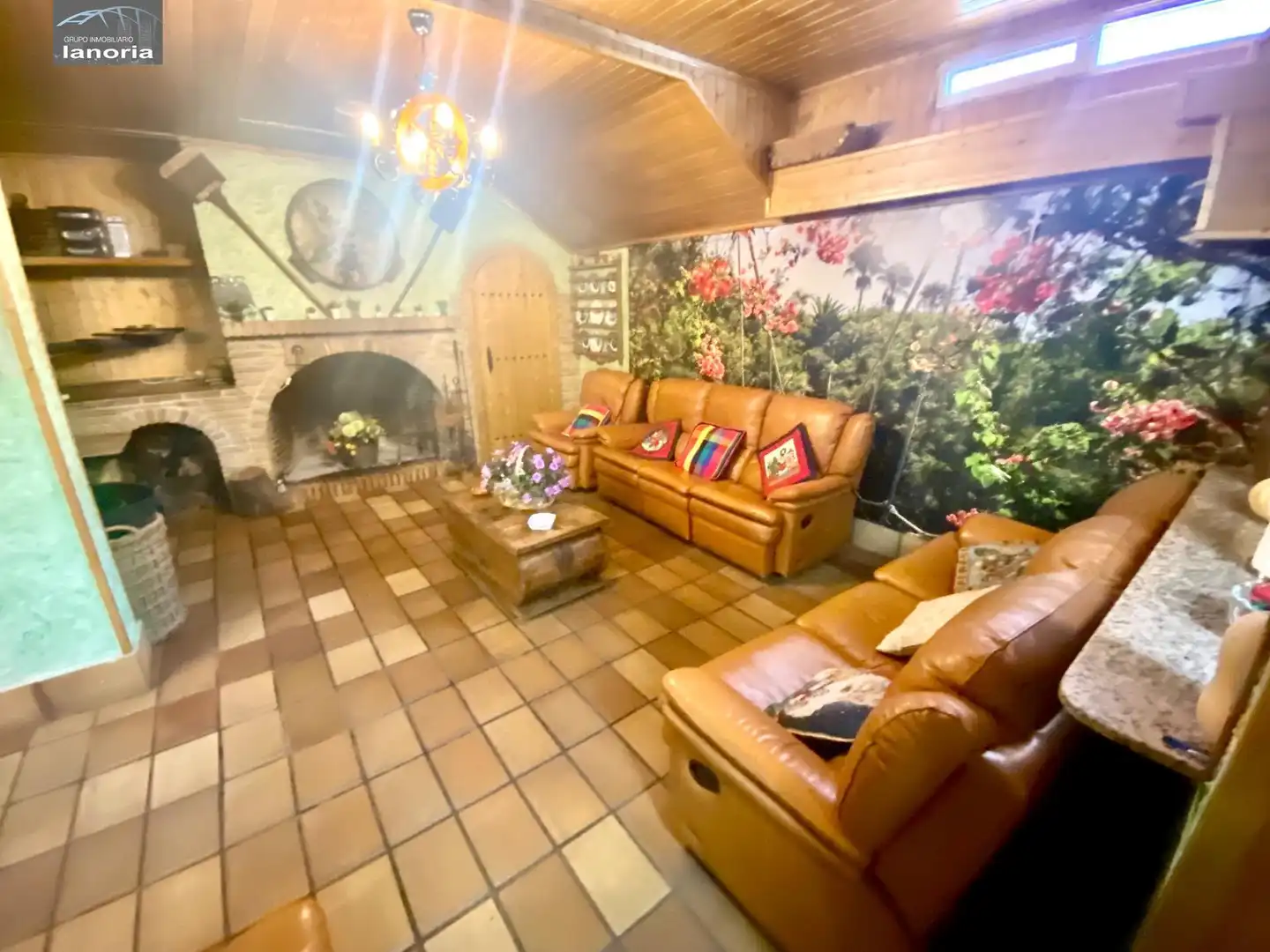 Living room of Detached homes for sale in Albacete  with Air Conditioner, Heating and Parquet flooring