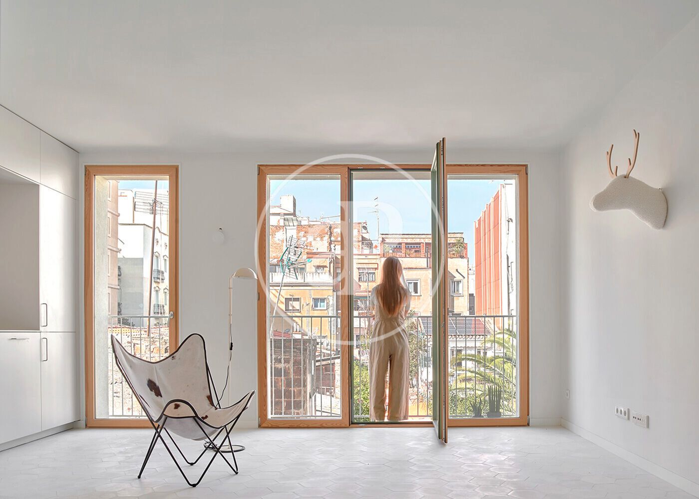 Exterior view of Flat to rent in  Barcelona Capital  with Air Conditioner, Heating and Terrace