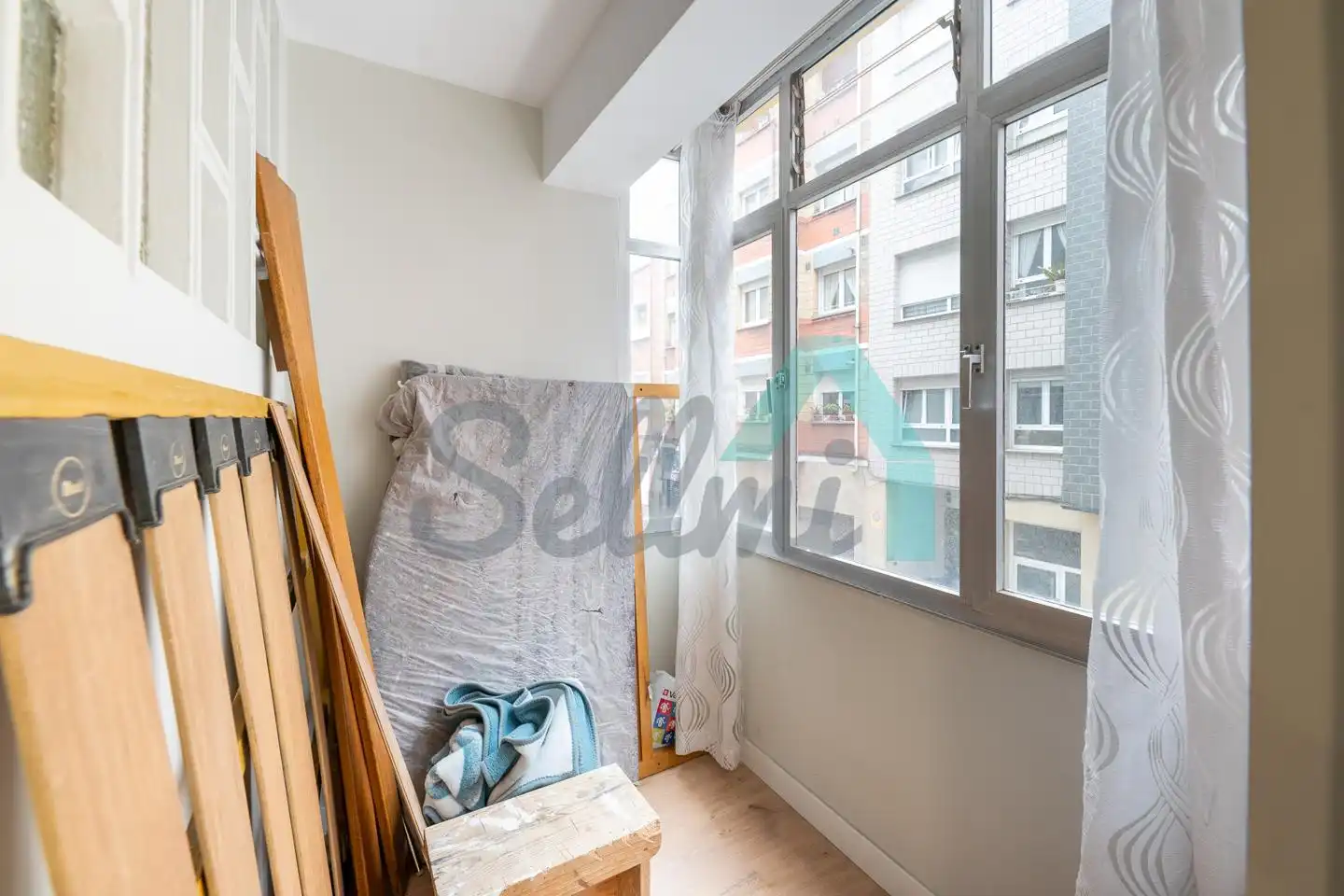 Balcony of Flat for sale in Gijón   with Heating and Terrace