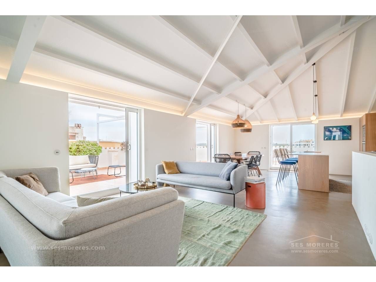 Living room of Apartment for sale in Ciutadella de Menorca  with Air Conditioner, Terrace and Storage room