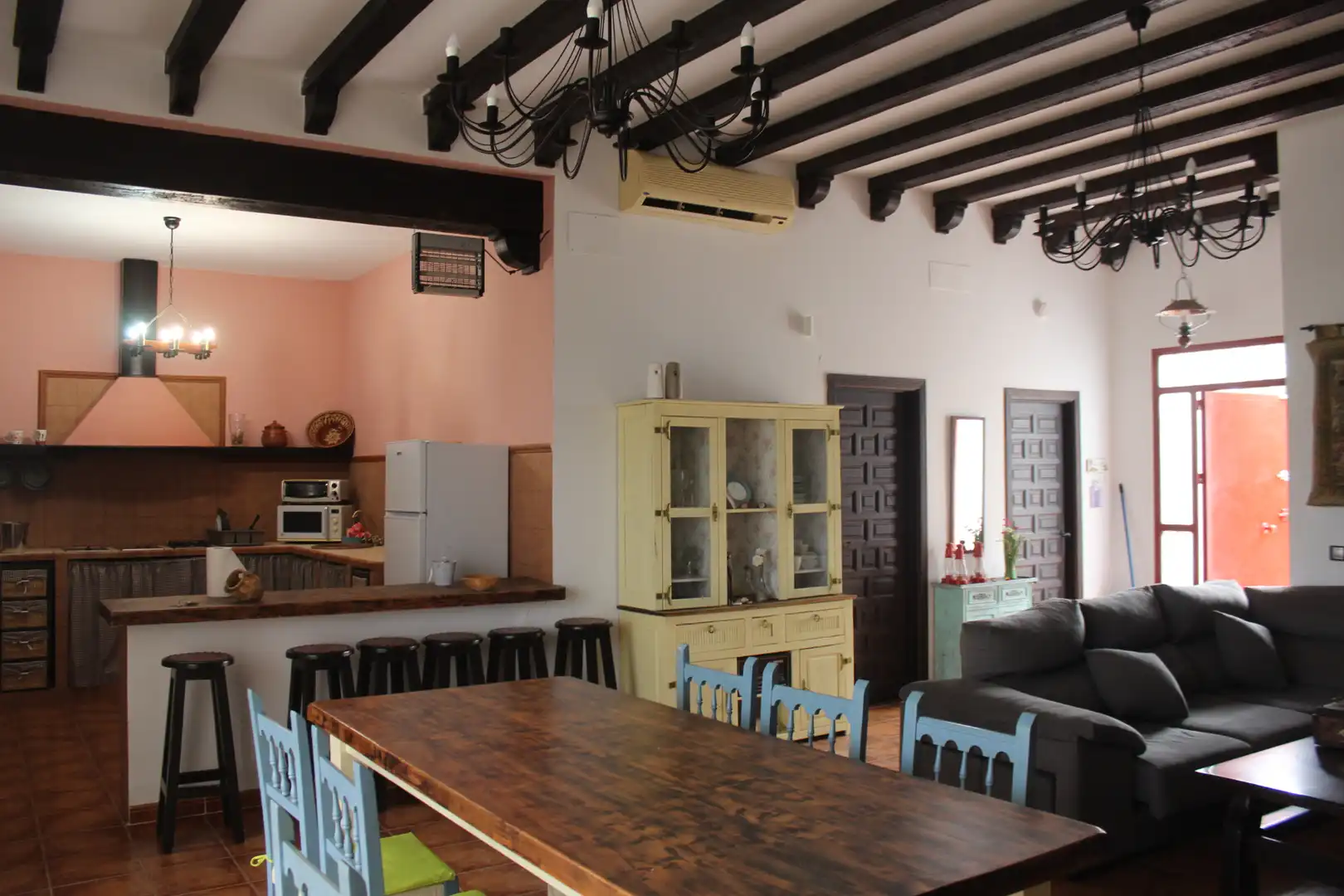 Comedor de Casa o chalet en venta en Villaverde del Río con Aire acondicionado, Jardín privado y Trastero