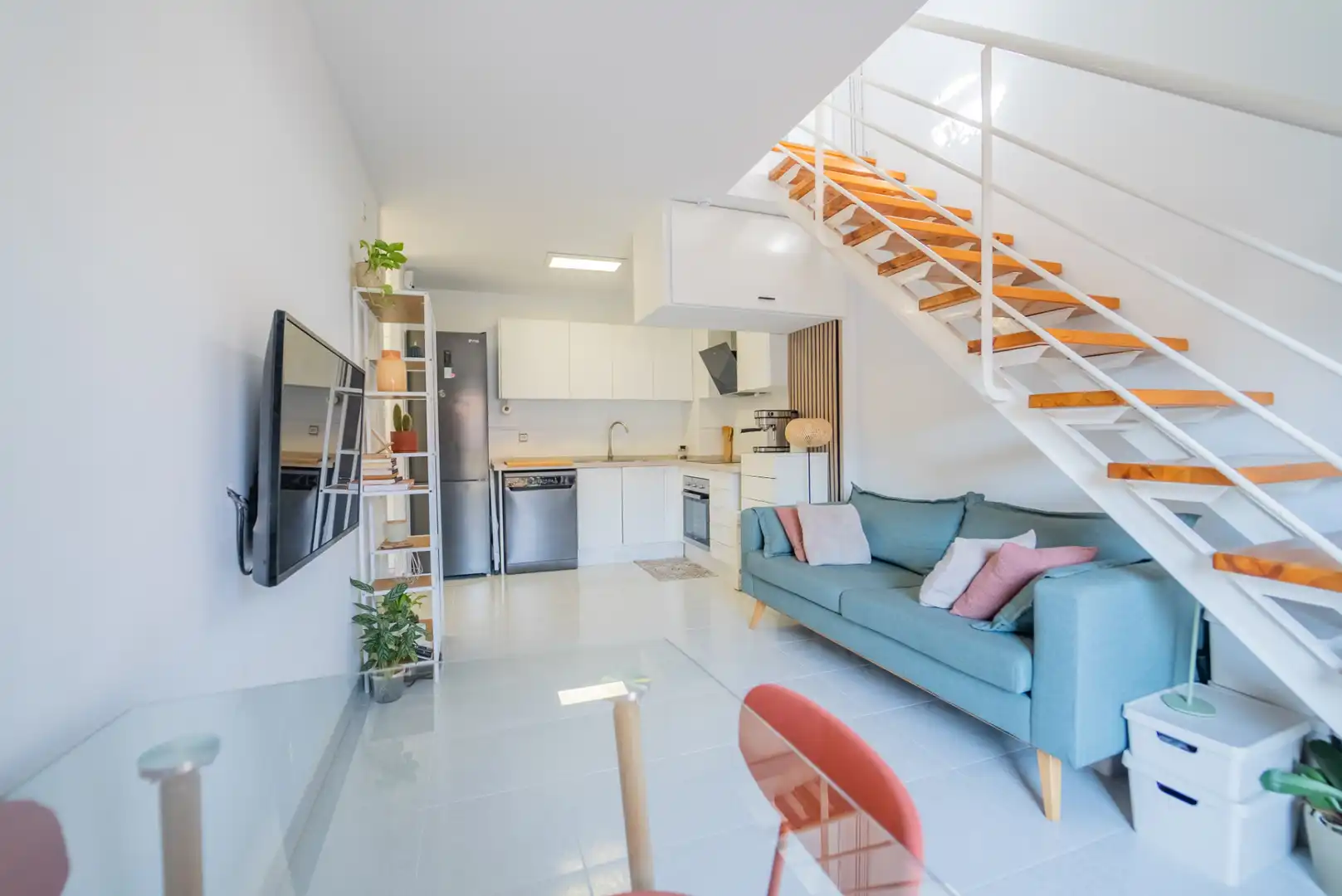 Sala de estar de Dúplex en venta en Pineda de Mar con Aire acondicionado, Calefacción y Terraza