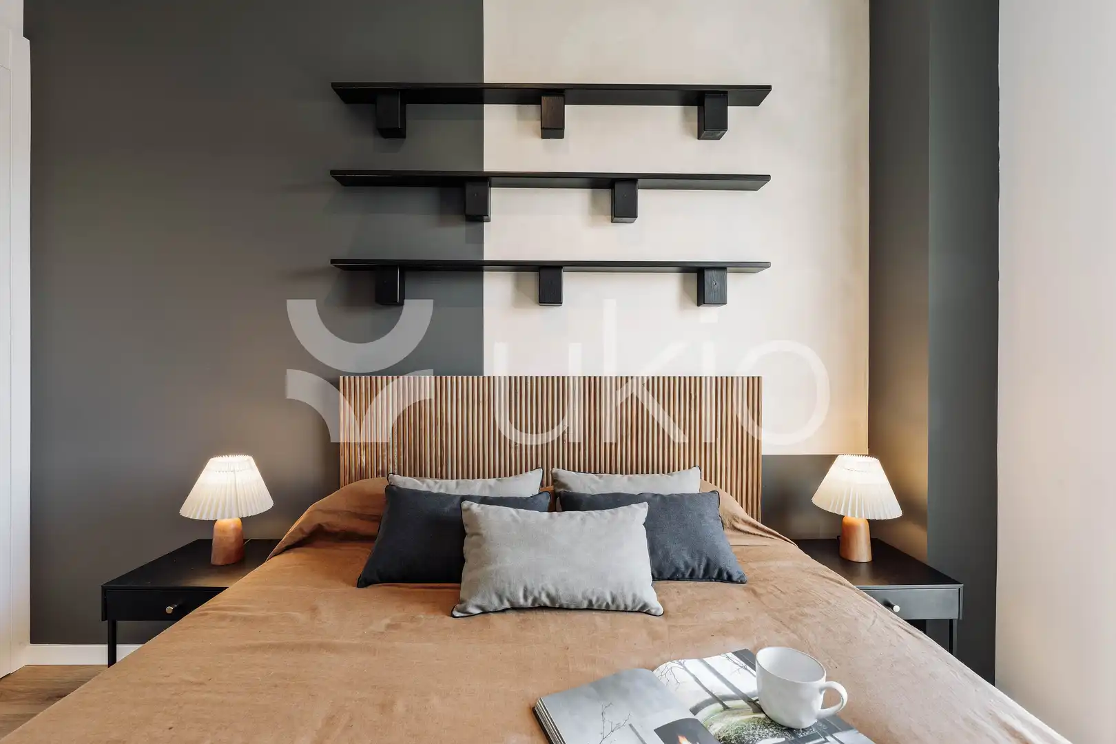 Habitación de Apartamento de alquiler en Barcelona con Aire acondicionado, Calefacción y Amueblado
