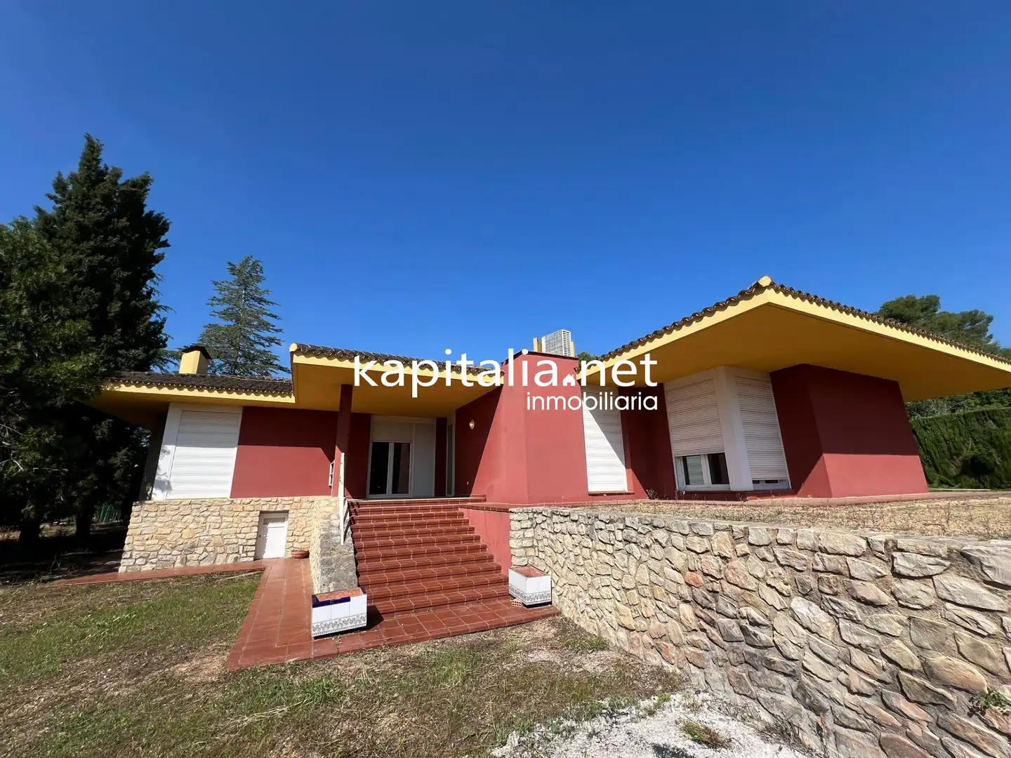 Vista exterior de Casa o xalet en venda en Ontinyent amb Aire condicionat i Traster