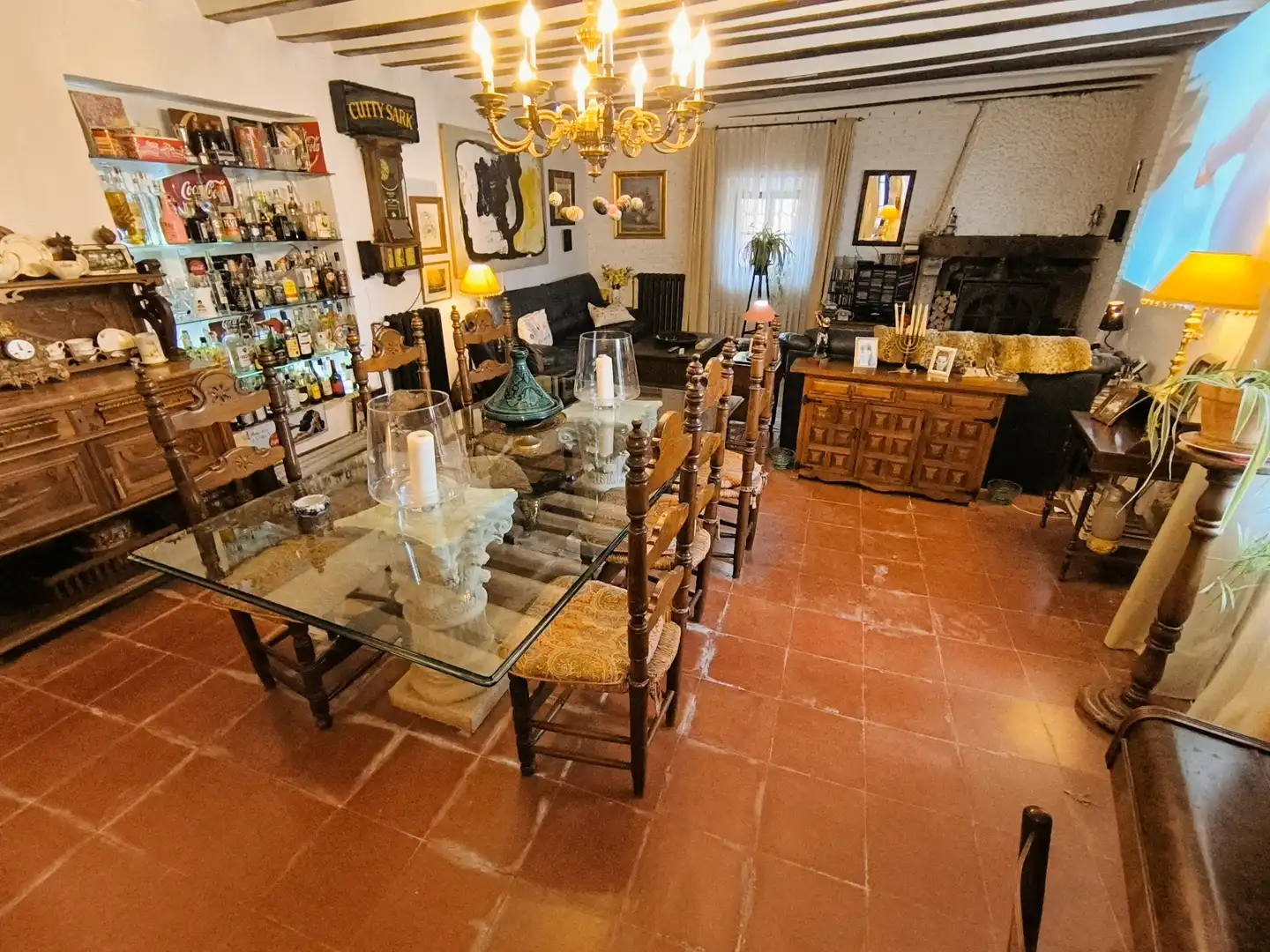 Comedor de Finca rústica en venta en Amusco, Palencia