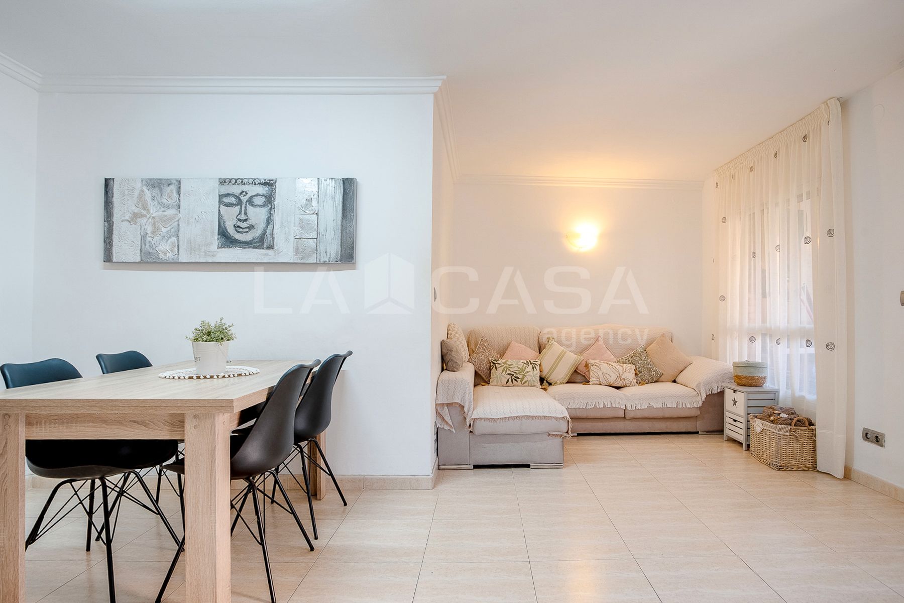 Living room of Flat for sale in Sant Adrià de Besòs  with Air Conditioner, Heating and Balcony