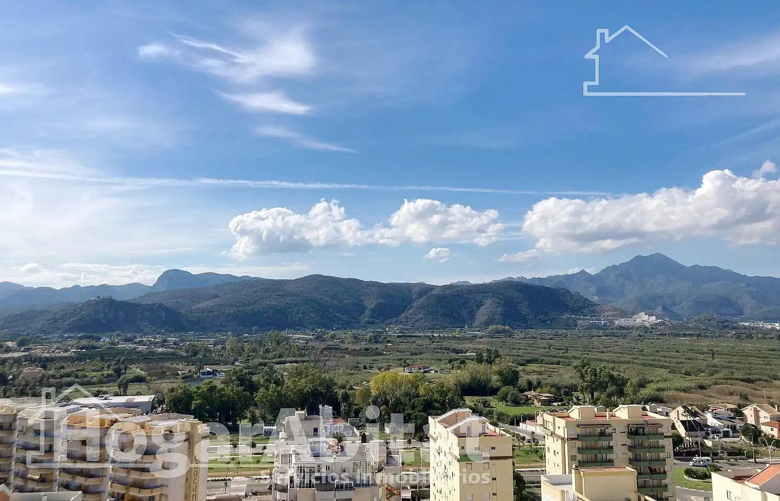 Exterior view of Flat for sale in Gandia  with Air Conditioner, Private garden and Community pool