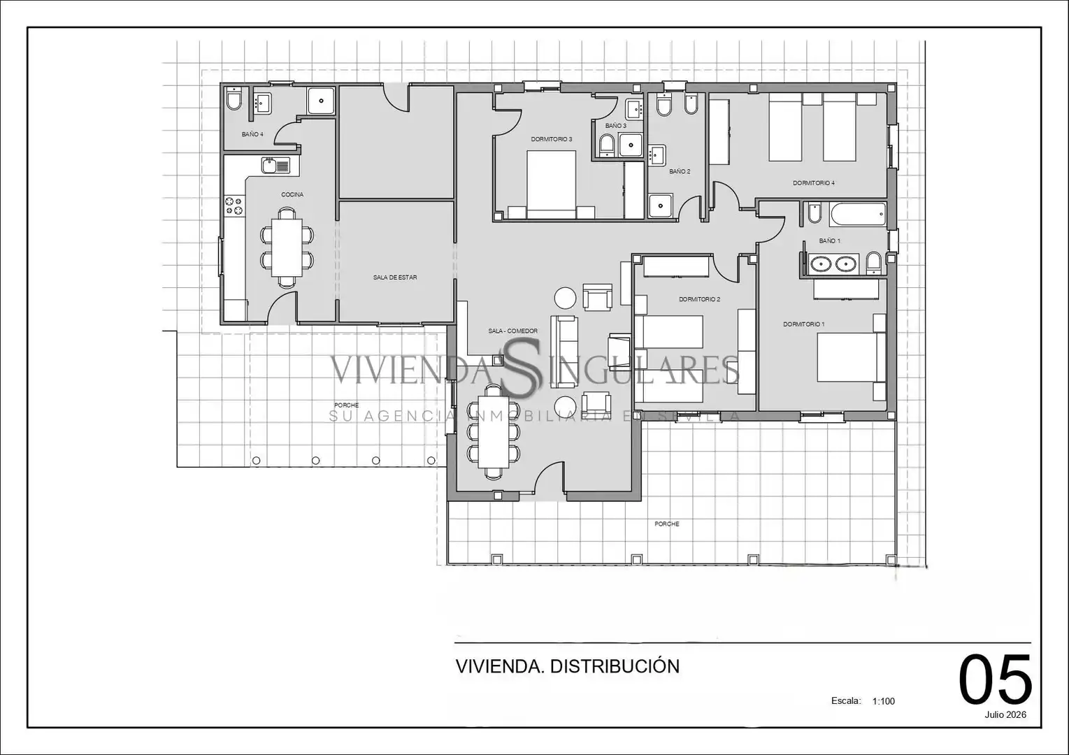 Chalet con piscina en venta en Carmona, imagen 40