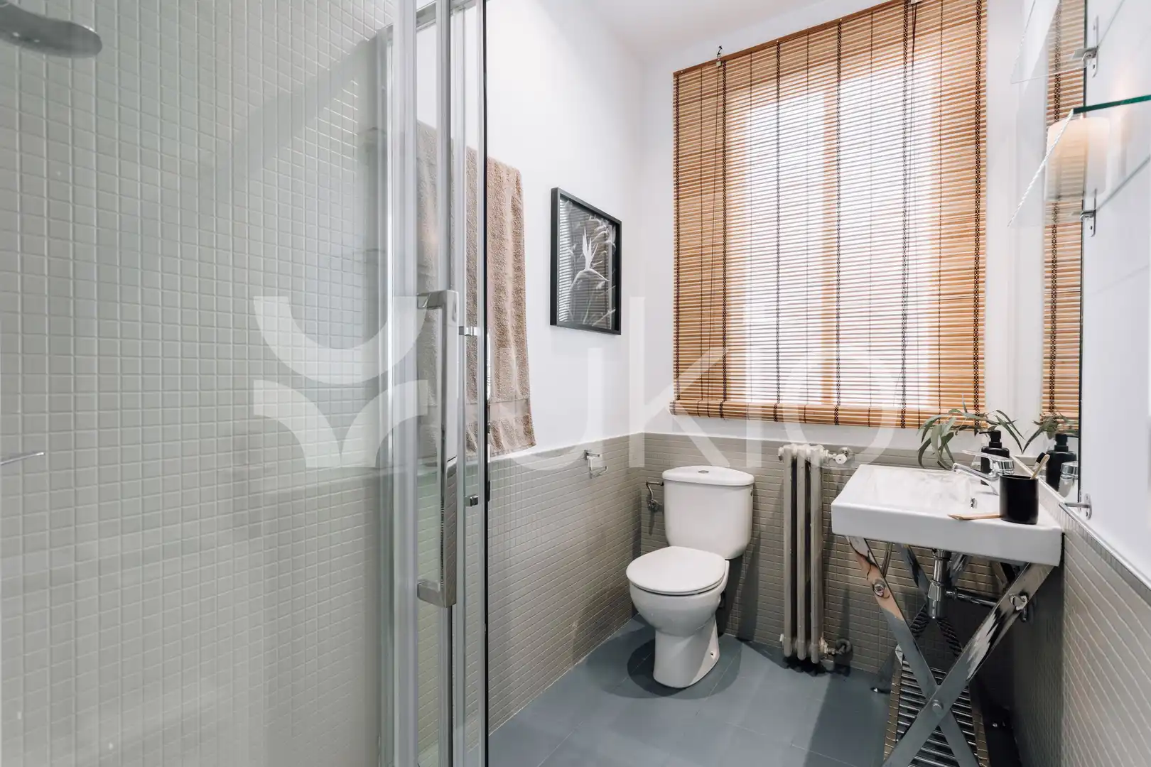 Bathroom of Apartments for rent in Madrid  with Air Conditioner, Heating and Furnished