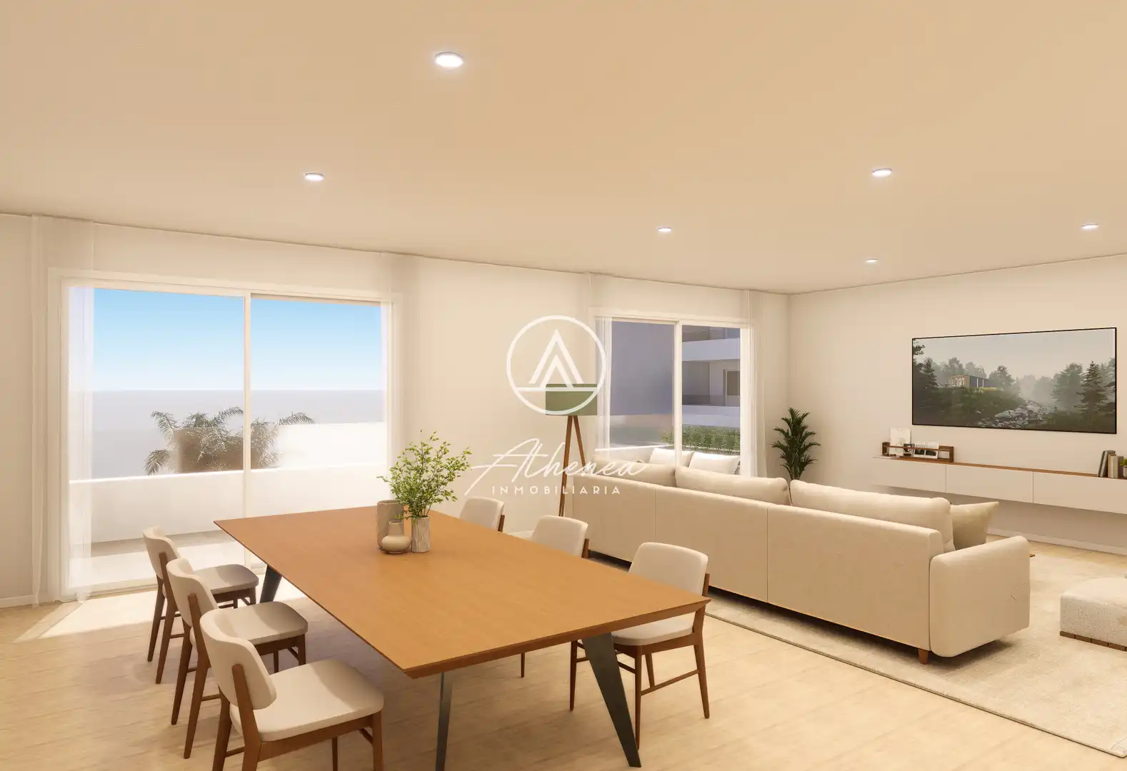 Sala de estar de Piso en venta en Roquetas de Mar
