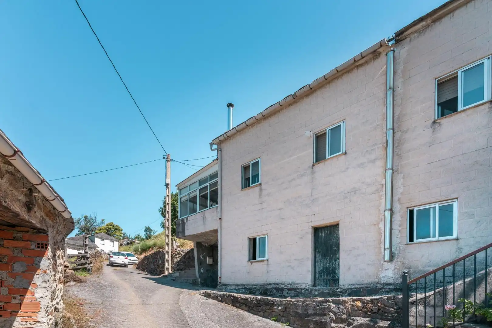 Vista exterior de Casa o xalet en venda en Ibias amb Calefacció, Terrassa i Moblat