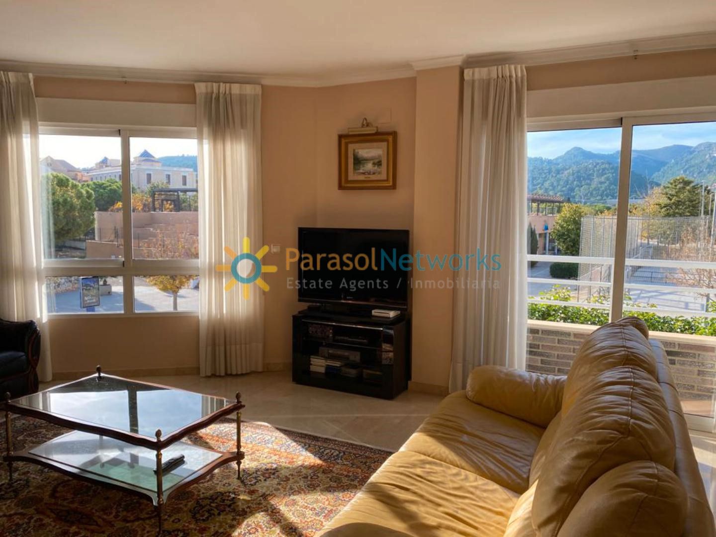 Sala d'estar de Apartament de lloguer en Gandia amb Aire condicionat i Moblat