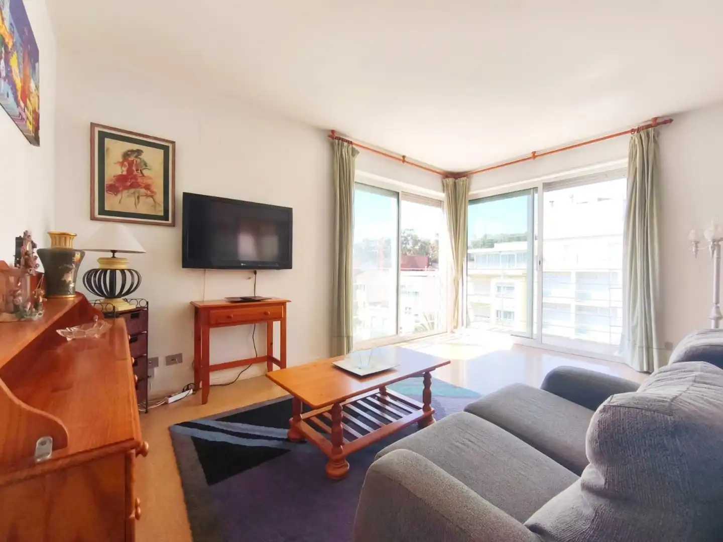 Sala de estar de Apartamento en venta en Lloret de Mar con Calefacción y Balcón