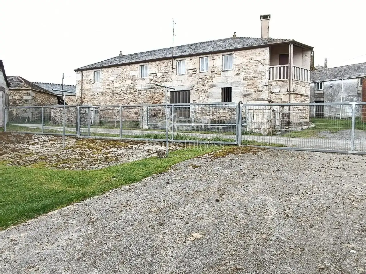 Vista exterior de Finca rústica en venta en Friol con Calefacción, Jardín privado y Terraza