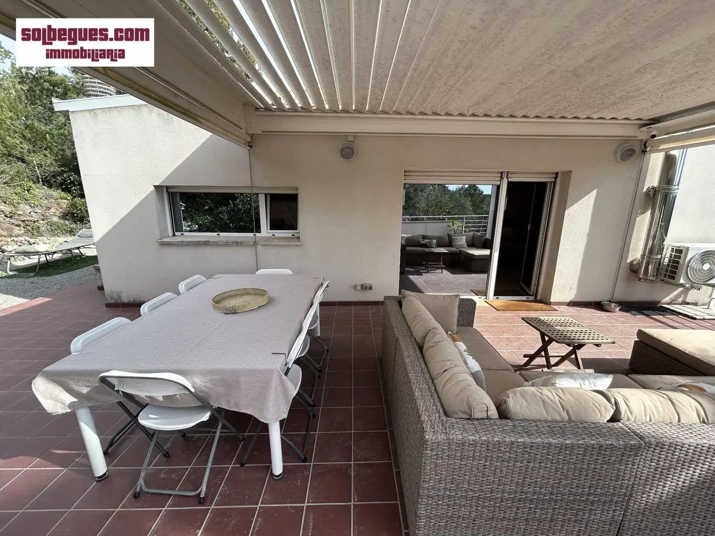 Terraza de Casa o chalet en venta en Begues con Aire acondicionado, Calefacción y Jardín privado