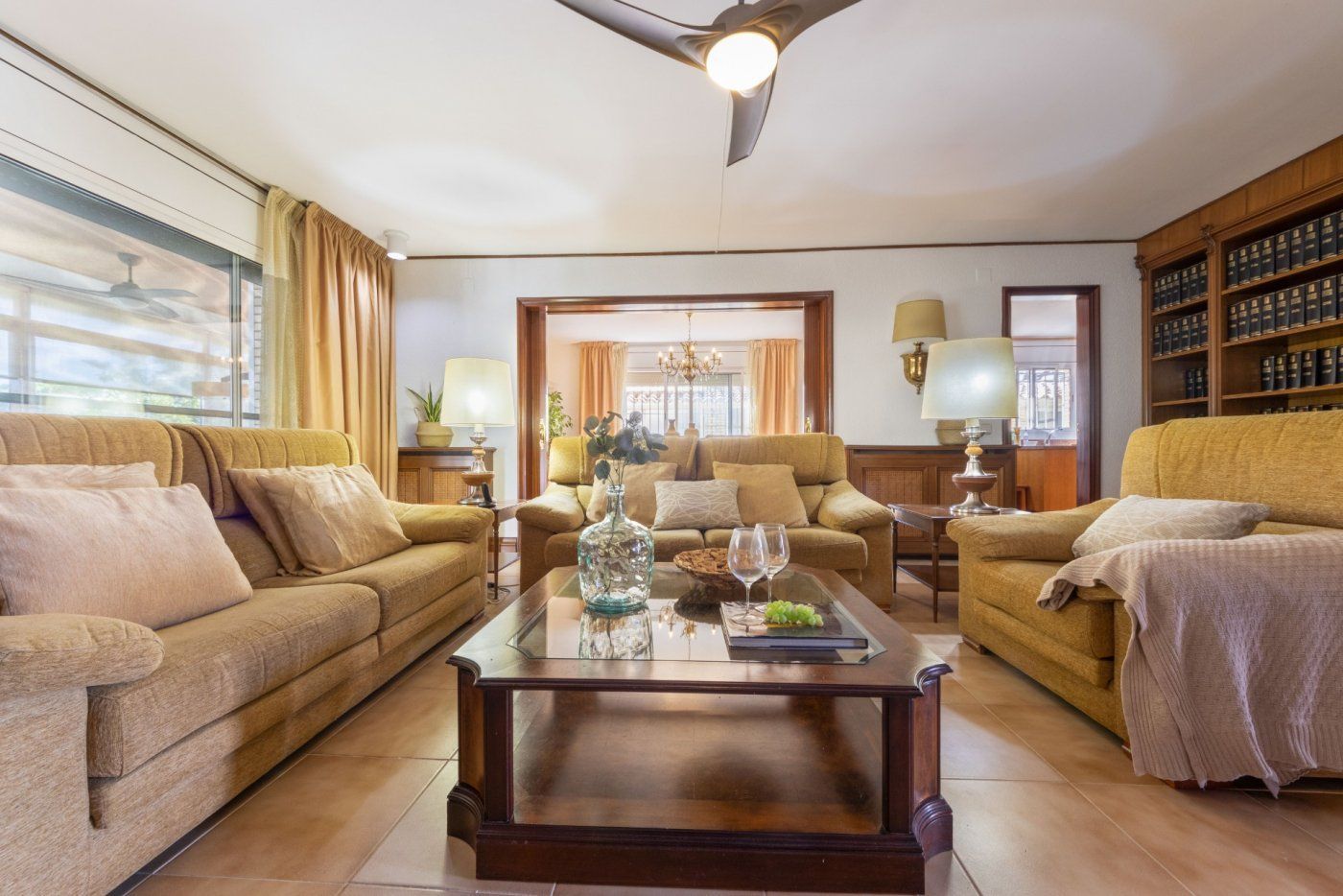 Sala de estar de Casa o chalet en venta en Cambrils con Aire acondicionado, Jardín privado y Terraza