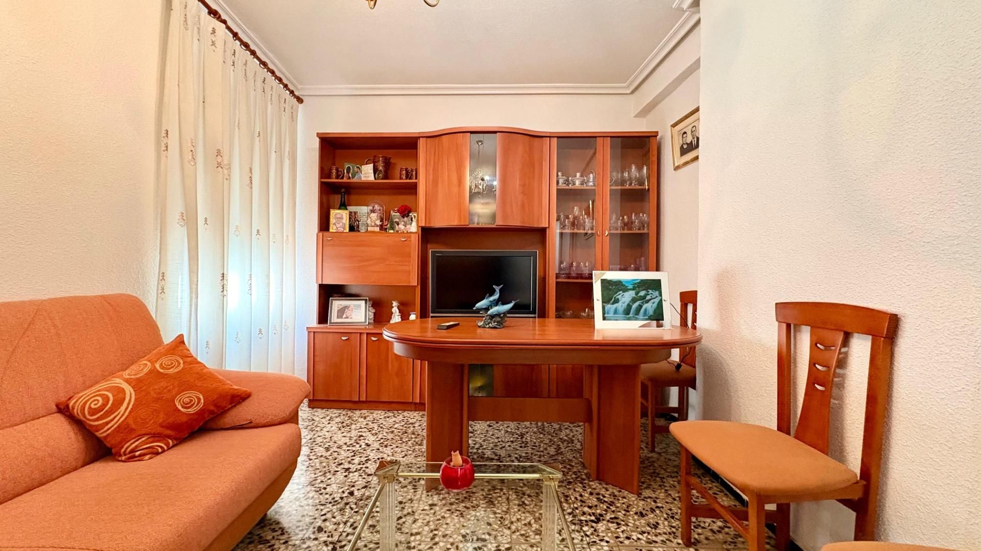 Living room of Flat for sale in Elche / Elx  with Air Conditioner, Terrace and Balcony