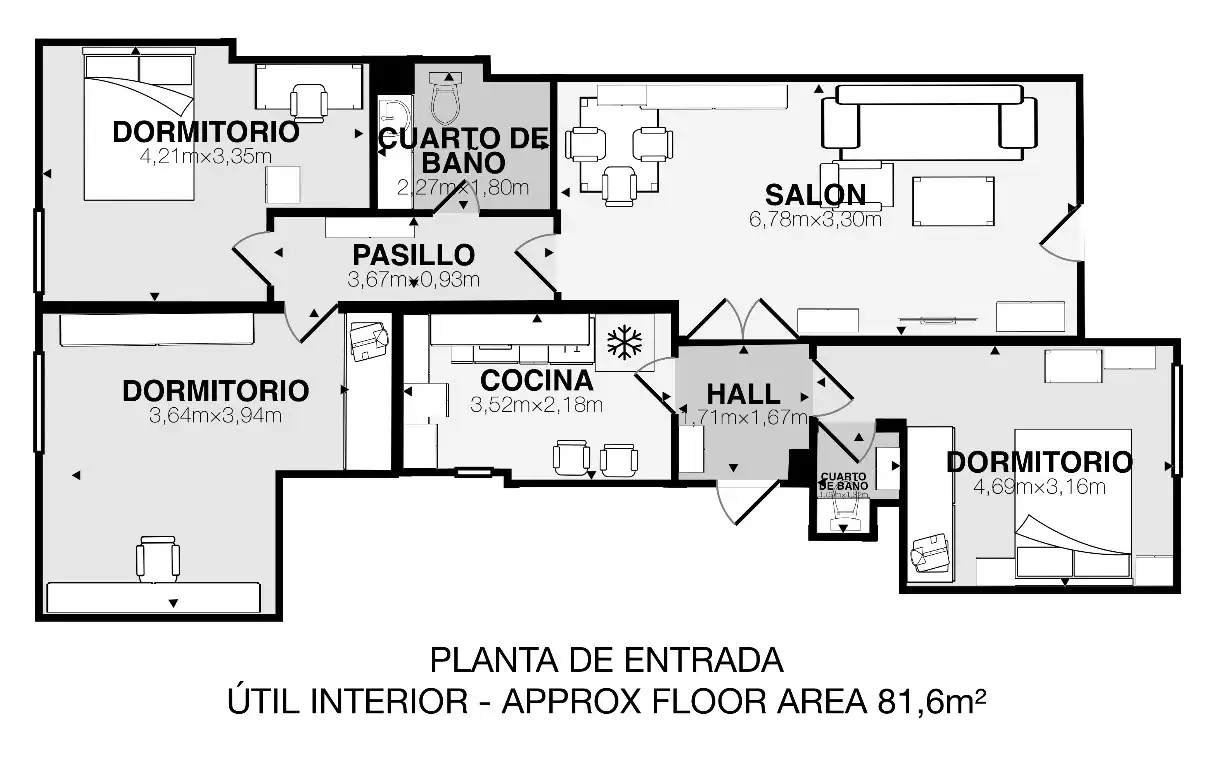 Piso en venta en Móstoles con Aire acondicionado, Calefacción y Terraza