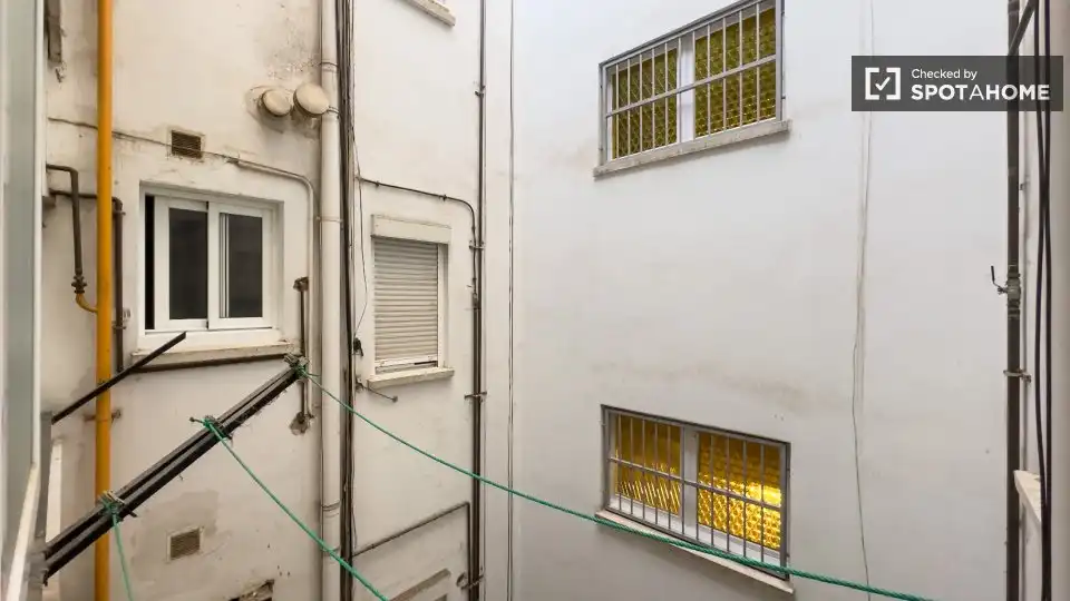 Vista exterior de Pis de lloguer en Barcelona amb Aire condicionat, Calefacció i Moblat