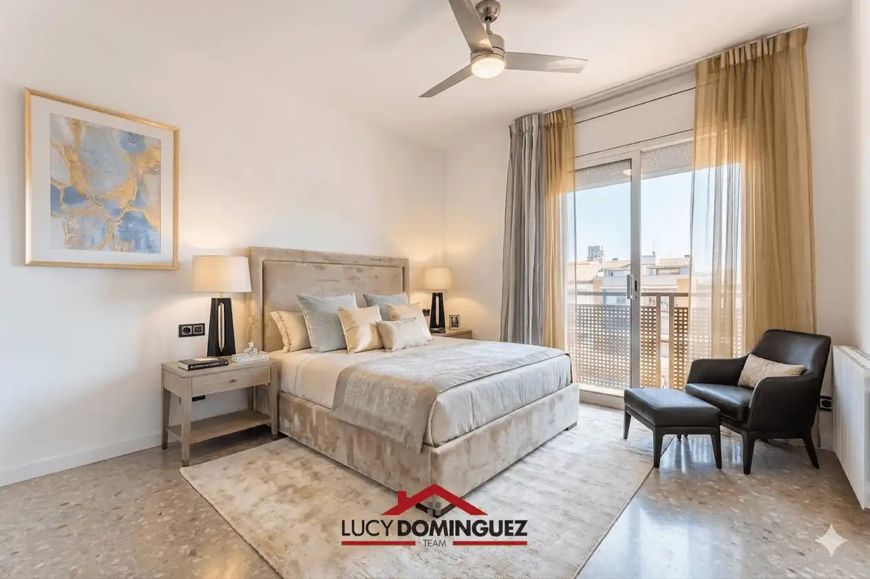 Schlafzimmer von Maisonette zum Verkauf in Mataró mit Klimaanlage, Heizung und Terrasse