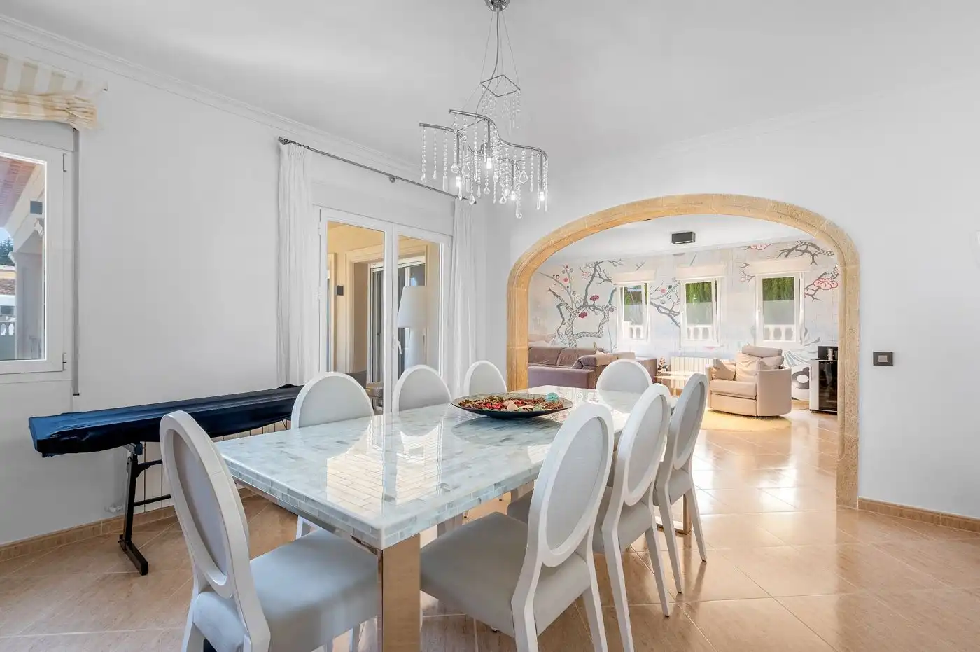 Comedor de Casa o chalet en venta en Benissa con Jardín privado, Terraza y Trastero