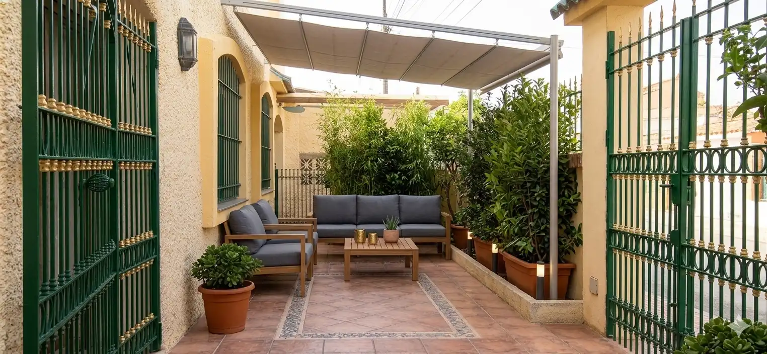 Terrace of Detached homes for sale in Benalmádena  with Storage room, Swimming Pool and Balcony