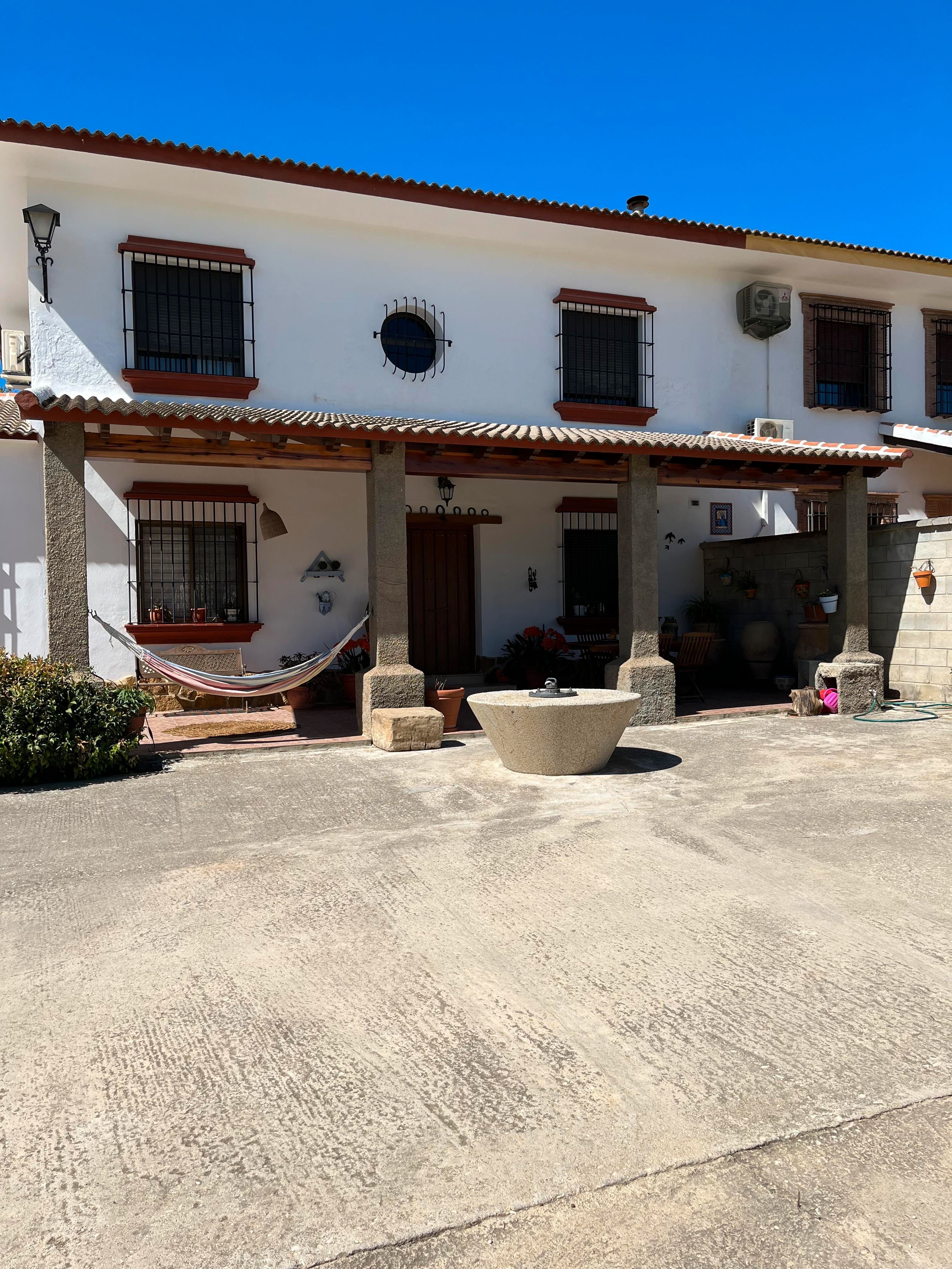 Exterior view of Country house to rent in Villanueva del Trabuco  with Air Conditioner, Heating and Private garden