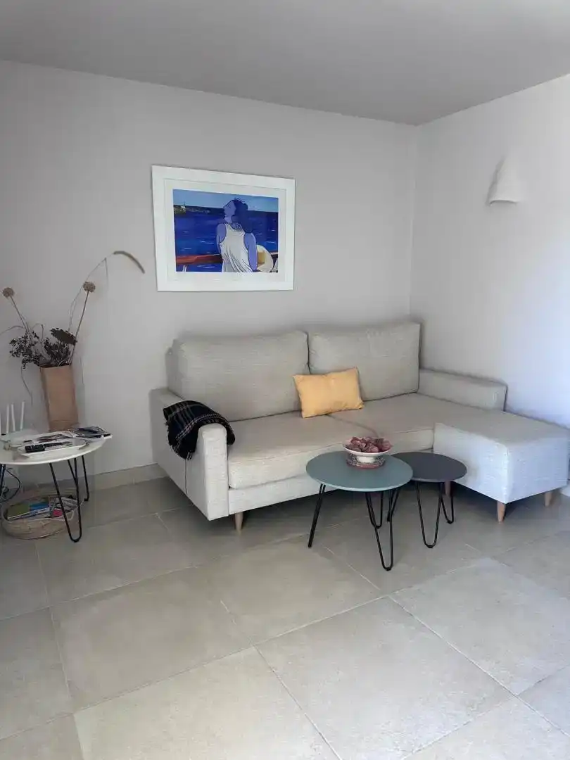 Sala d'estar de Pis en venda en Ciutadella de Menorca amb Aire condicionat, Jardí privat i Traster