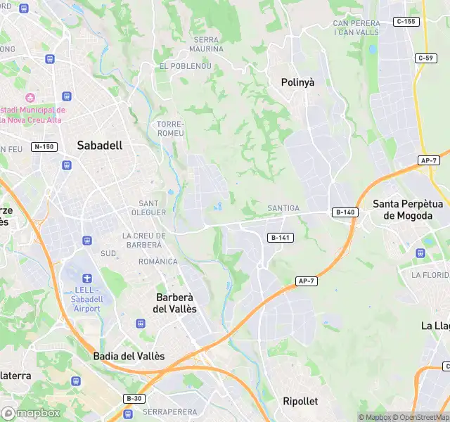 Vista exterior de Piso en venta en Sabadell