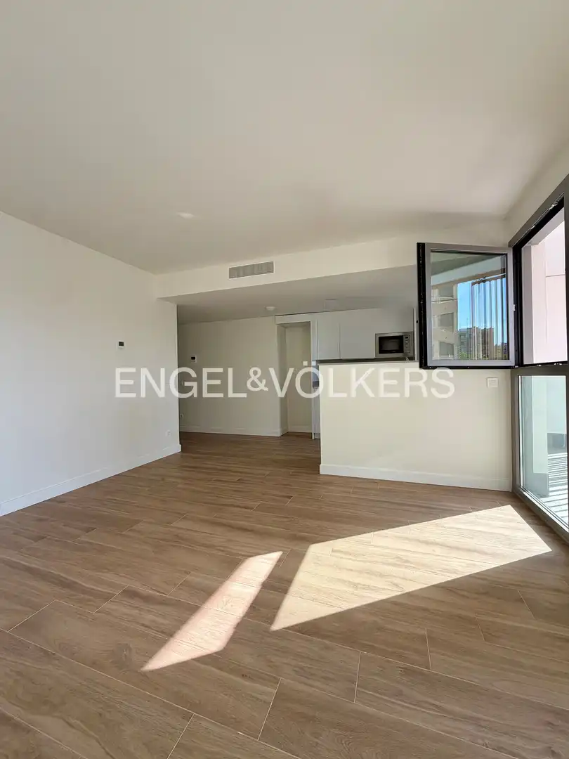Balcony of Flat for rent in Valencia  with Air Conditioner, Heating and Private garden
