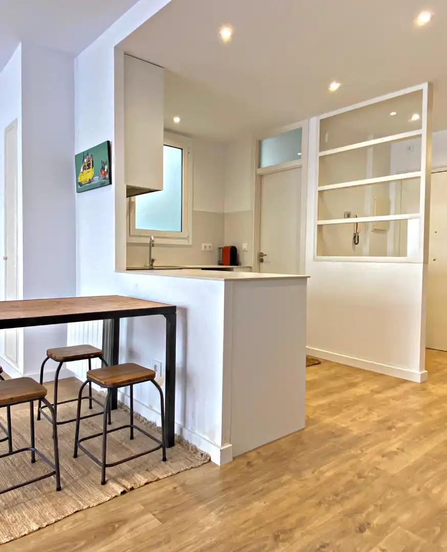 Küche von Maisonette zum Verkauf in L'Hospitalet de Llobregat mit Klimaanlage, Heizung und Terrasse
