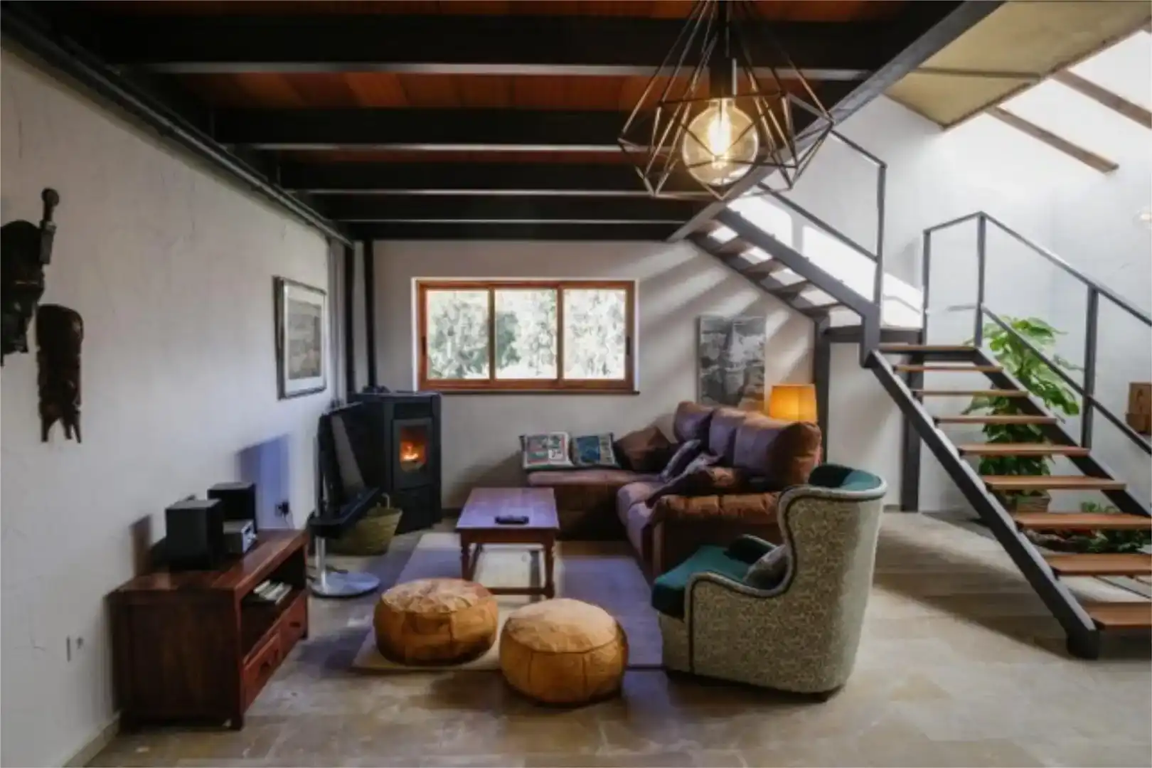 Living room of Houses for rent in Elche / Elx  with Air Conditioner, Private garden and Parquet flooring