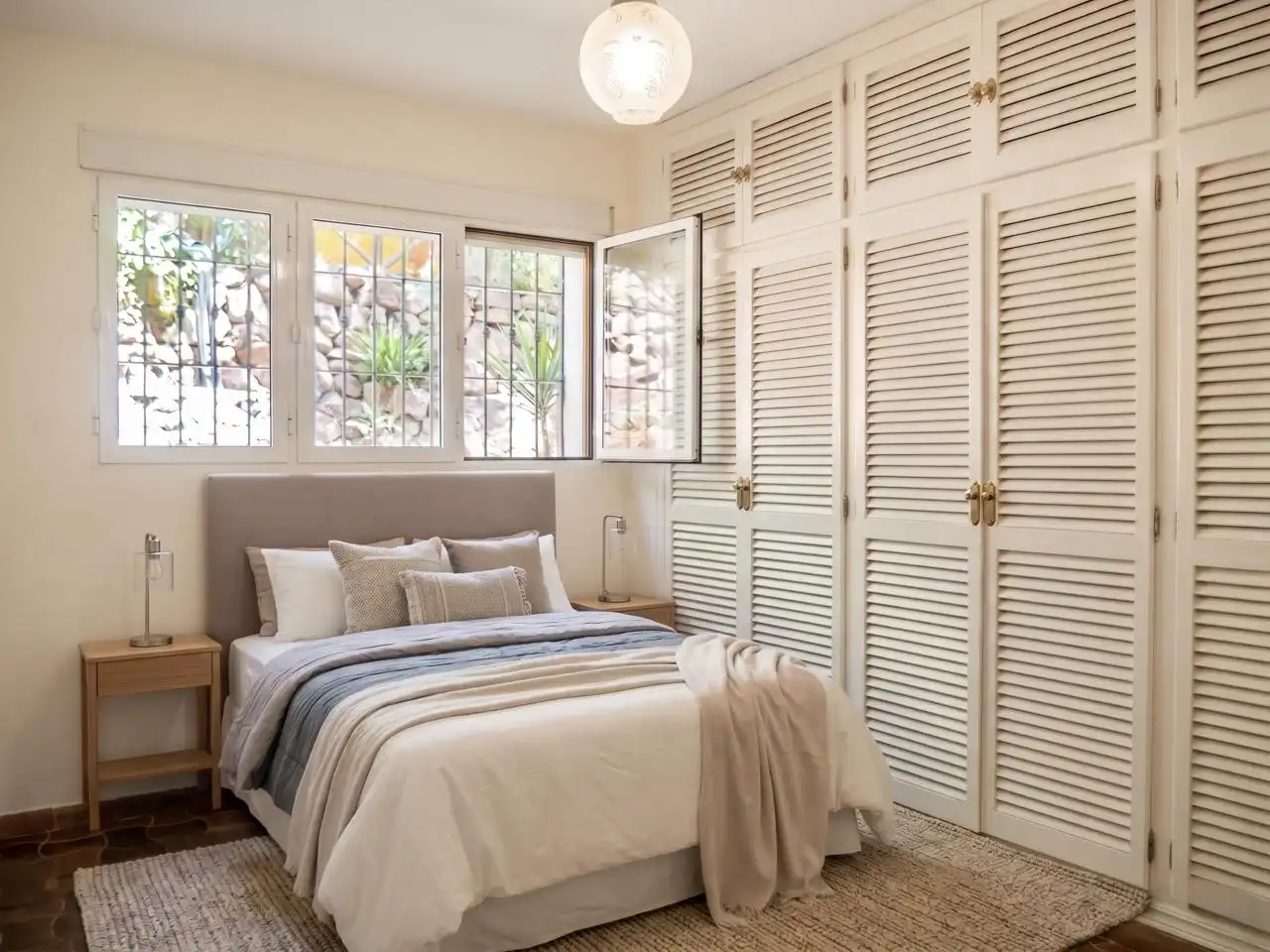 Bedroom of Ground floor for sale in Málaga  with Air Conditioner, Private garden and Terrace