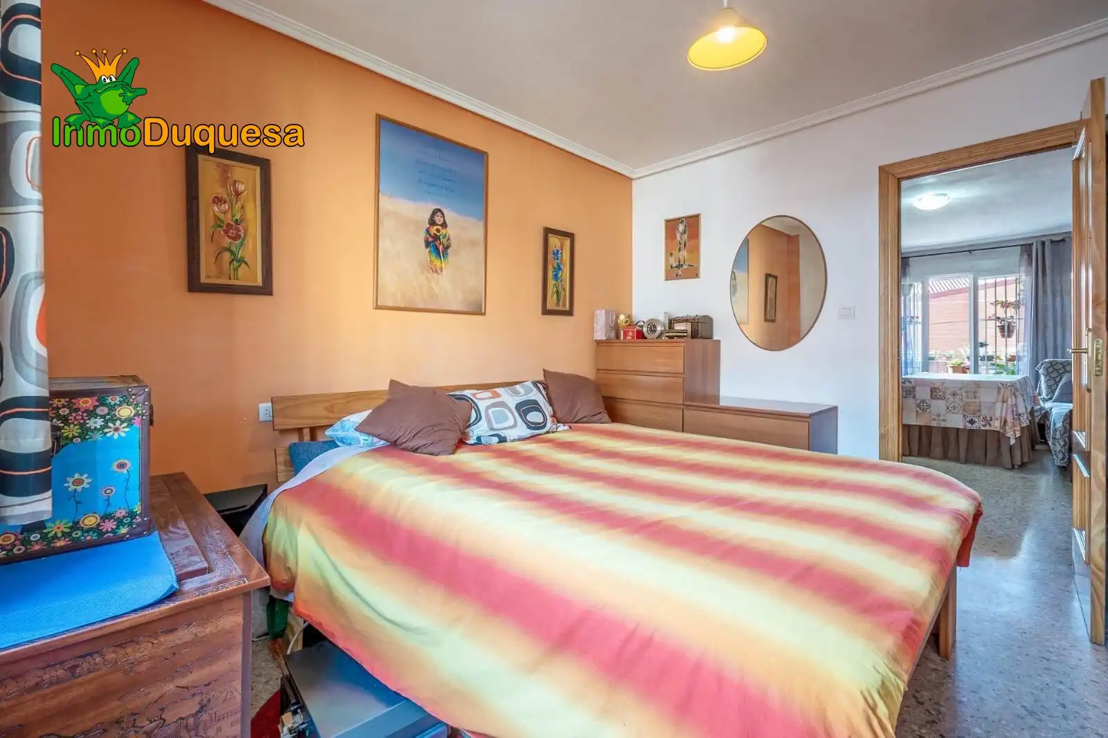 Bedroom of Flat for sale in Granada  with Air Conditioner, Heating and Terrace