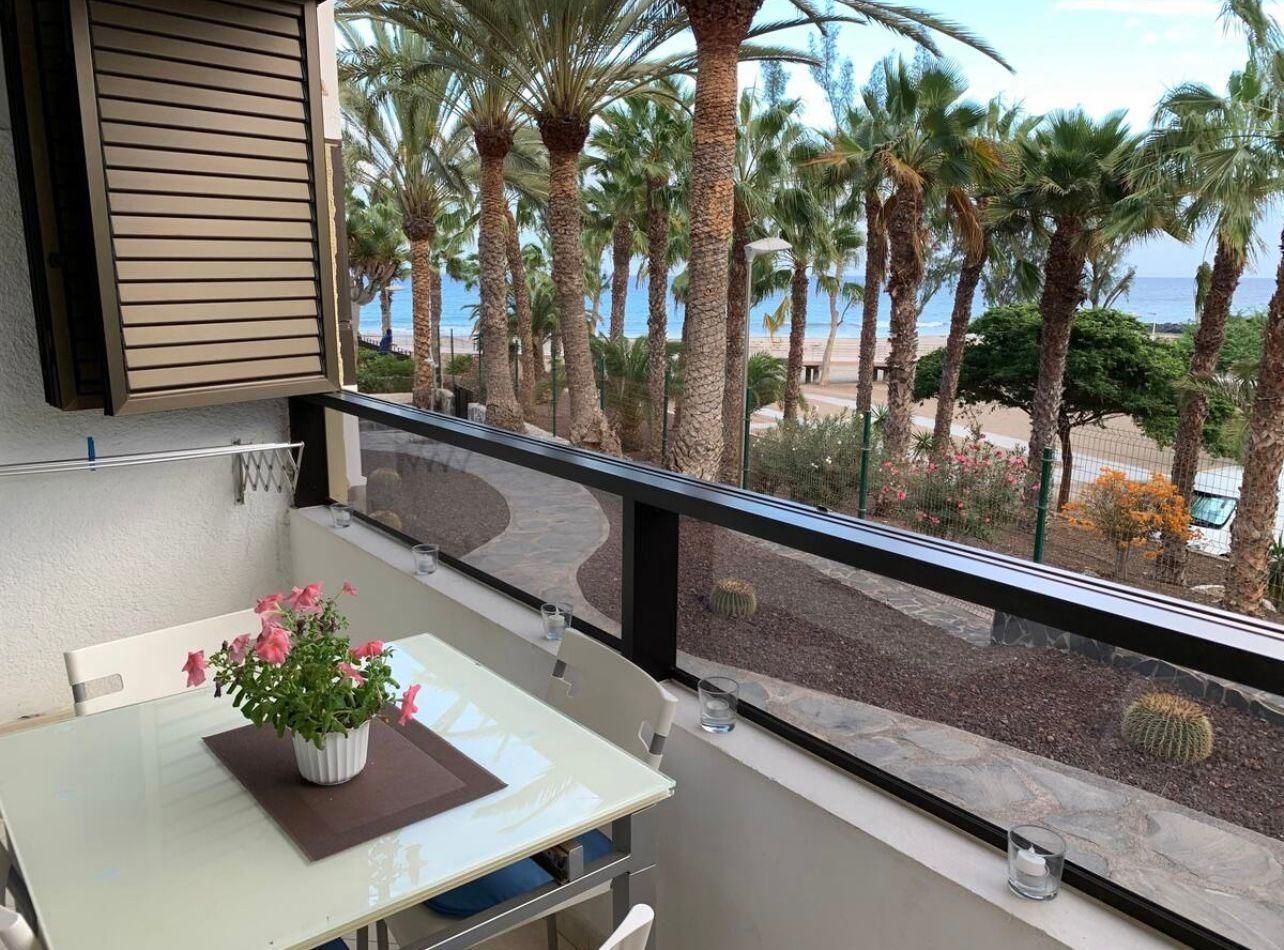 Terraza de Apartamento de alquiler en San Bartolomé de Tirajana con Jardín privado y Balcón