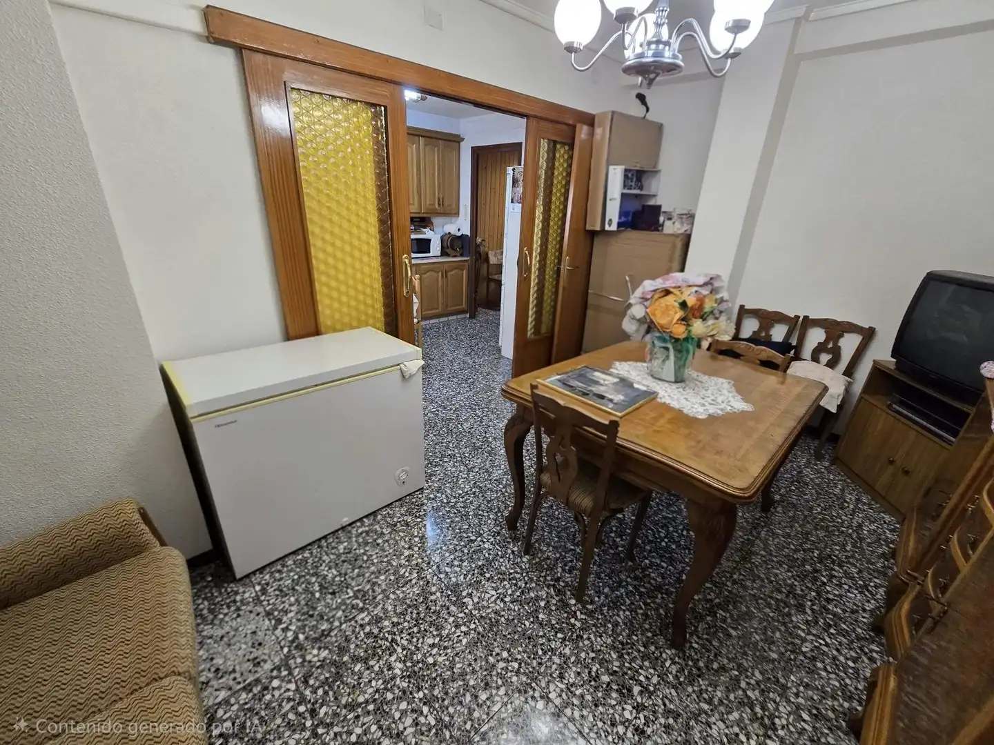 Kitchen of Flat for sale in Elche / Elx  with Air Conditioner and Balcony