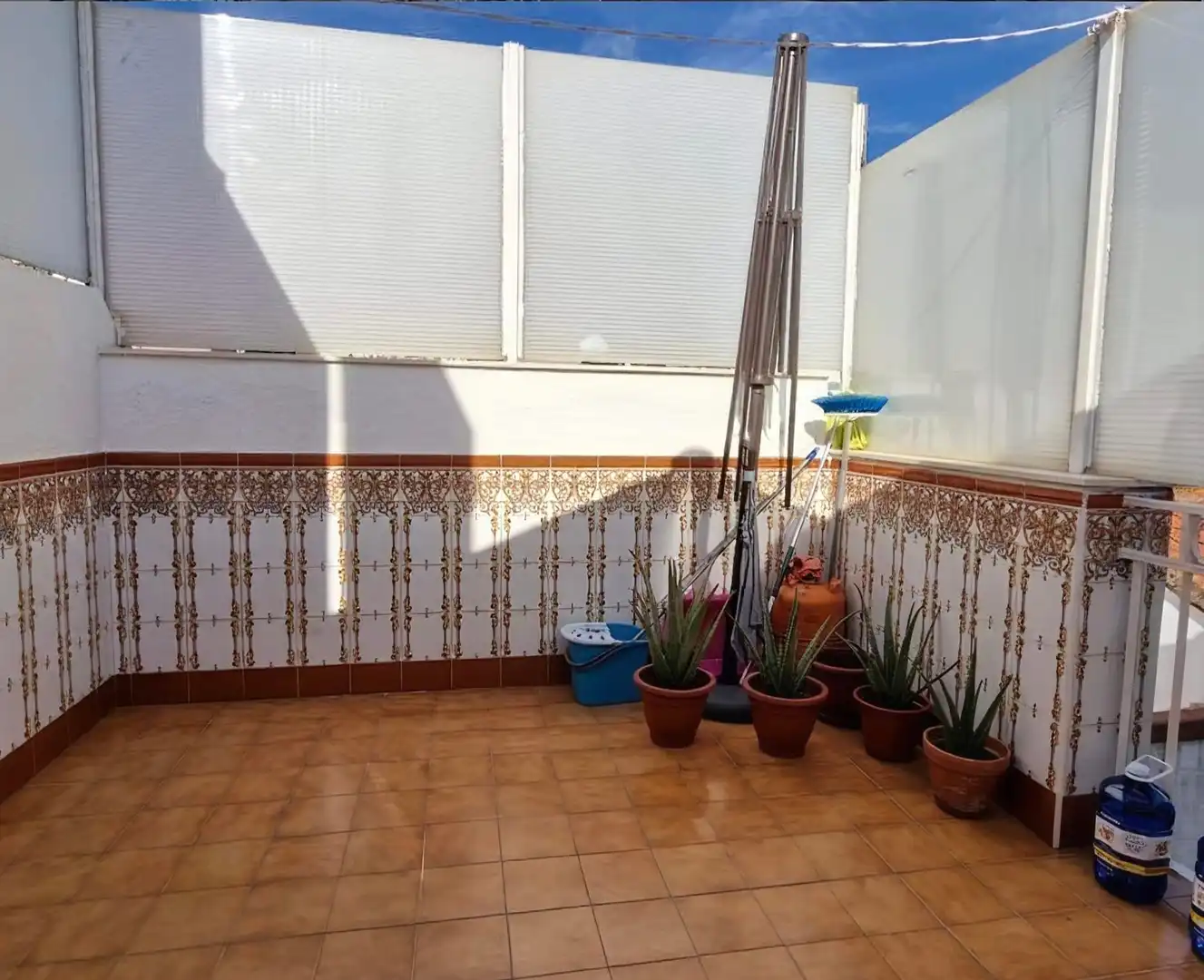 Terrasse von Maisonette zum Verkauf in Plasencia mit Klimaanlage, Heizung und Terrasse