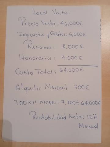 Local comercial en Venta en Carrer de la Fosca en La Trinitat Nova